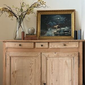 Antique Moonlight Oil Painting